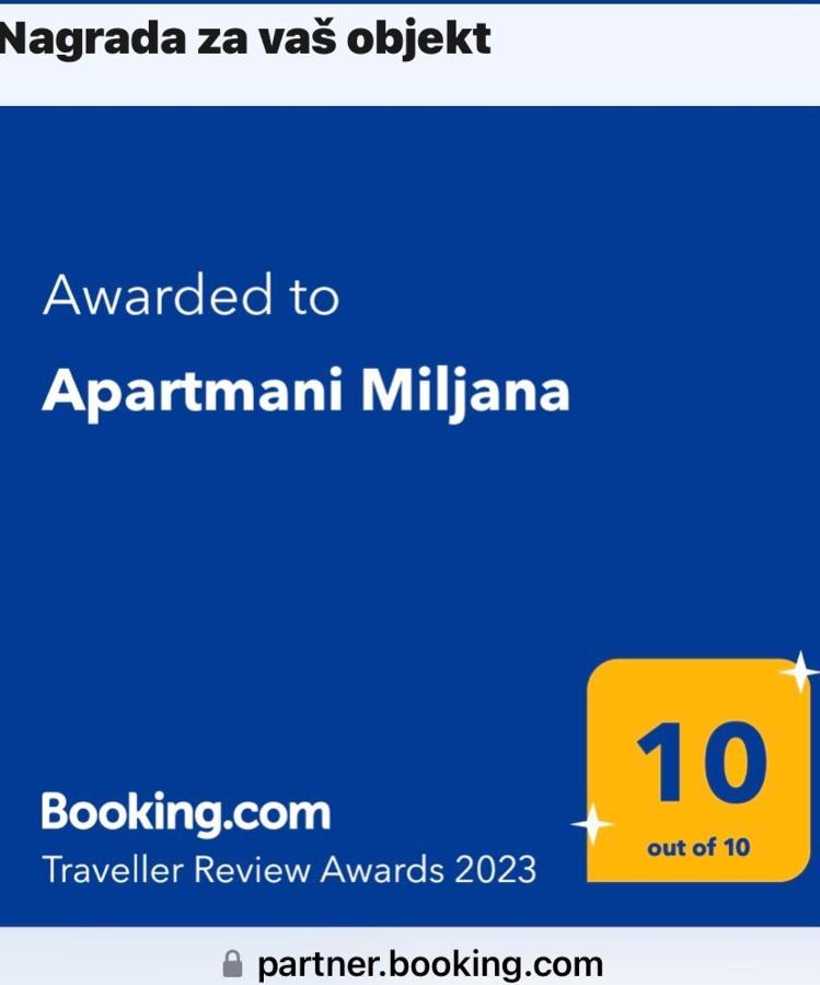 Apartmani Miljana Bar Eksteriør billede
